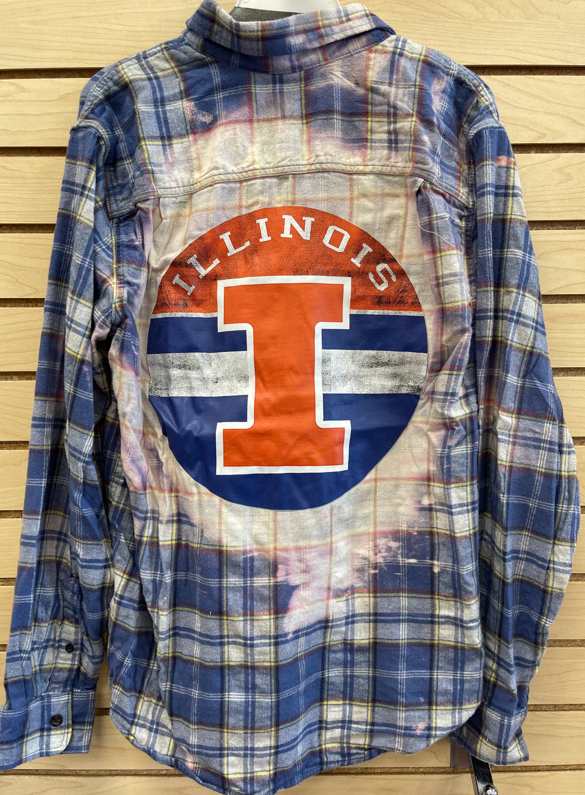 Custom soft flannel (other flannel colors available and can be made for ALL schools and design can be changed)