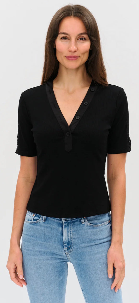 PREORDER NOW, Arriving Thursday…Six Fifty black Miko top