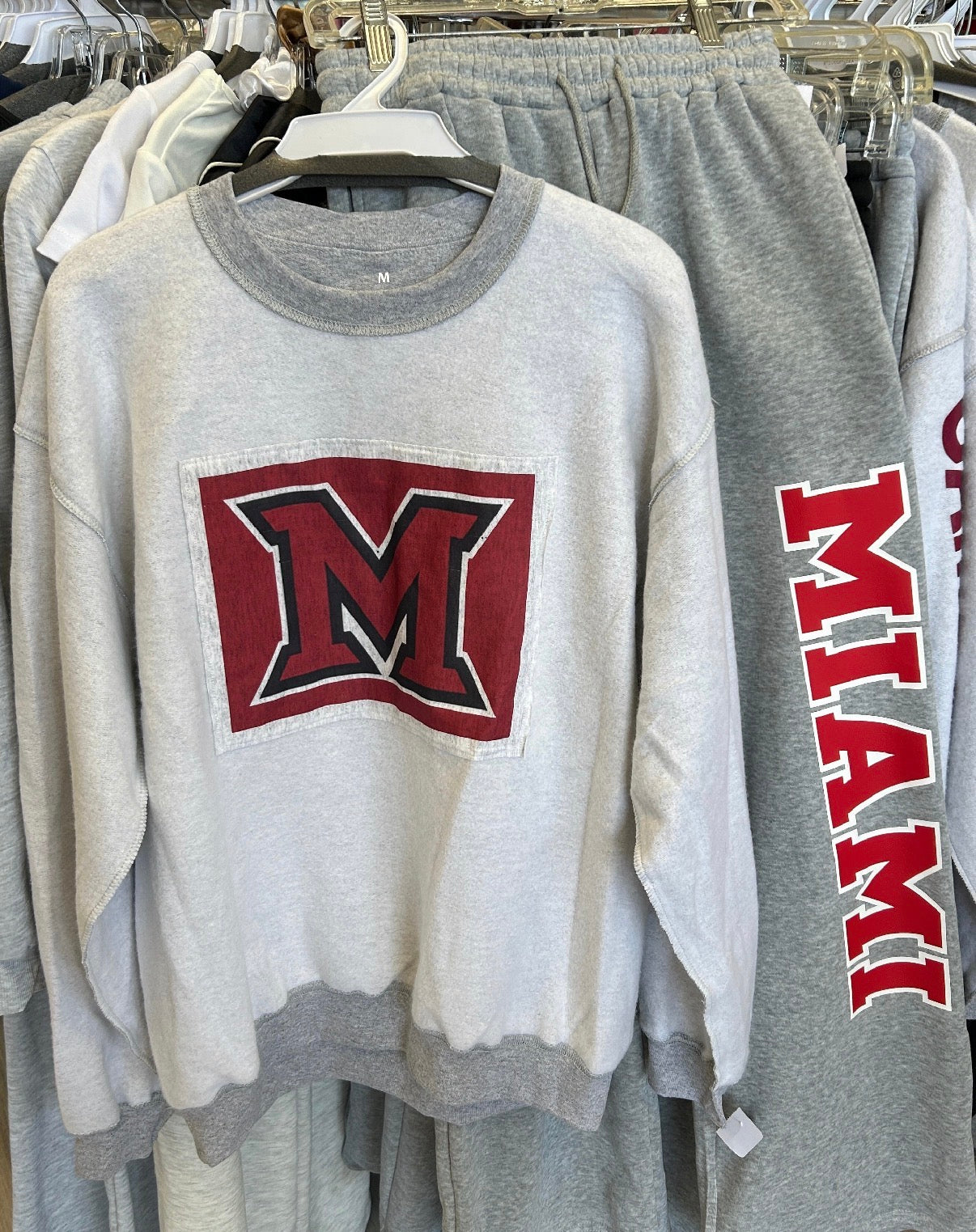 IN STOCK & custom order: wide leg sweatpants (ALL schools available to order)