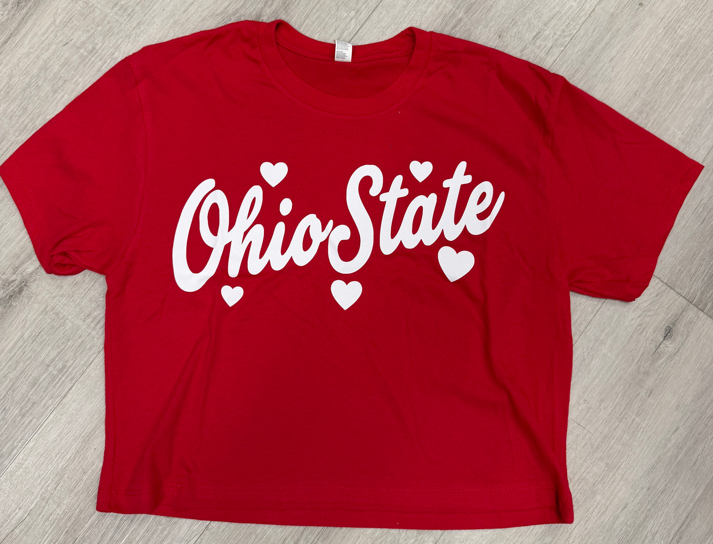 Custom heart design mock neck, crew, hoodie, tee or cut shoulder sweatshirt (available to order for ANY school, camp or anything else!) SEE MORE COLLEGE ITEMS BY CLICKING COLLEGE TAB!