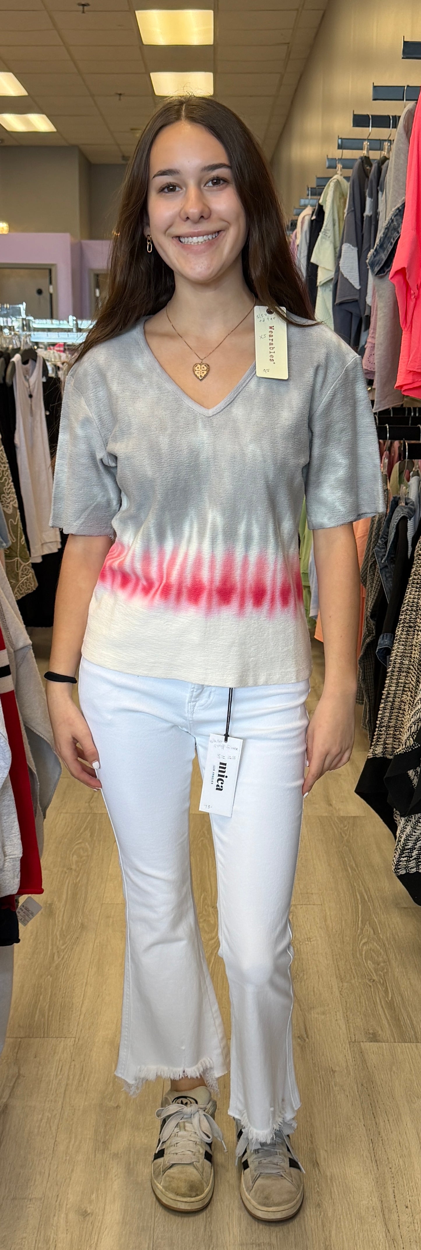 Wearables tie dye tops