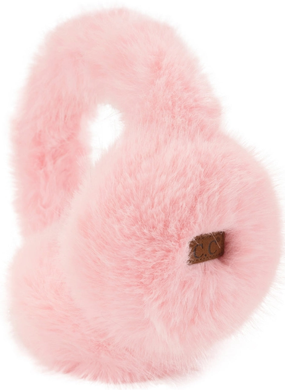 CC long fur earmuffs