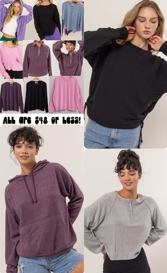 Assorted soft knit tops (CLICK SALE ITEMS TAB TO SEE MORE SALE ITEMS!!!)