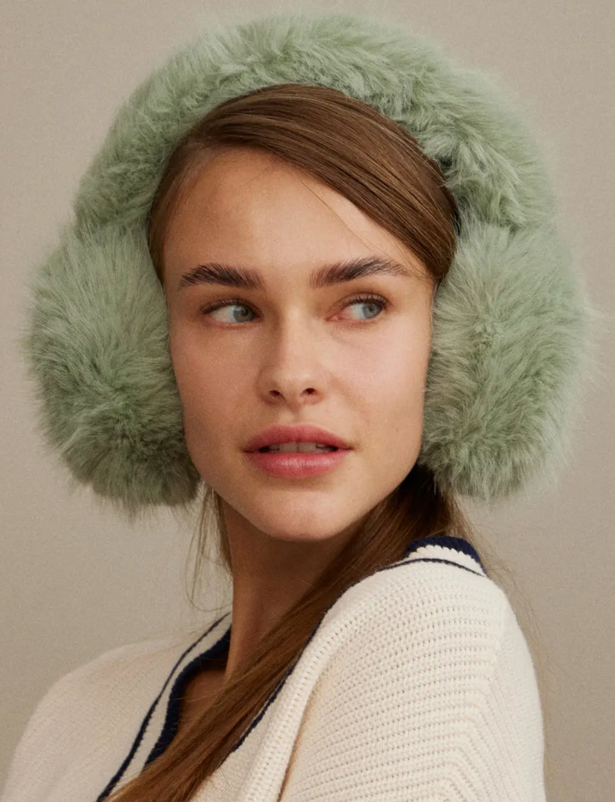 CC long fur earmuffs