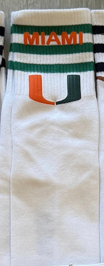 In stock & Custom order stripe and smile socks (can order for ANY camp, school, team and smiley can be swapped out for any other design) GREAT FOR GIFTS!