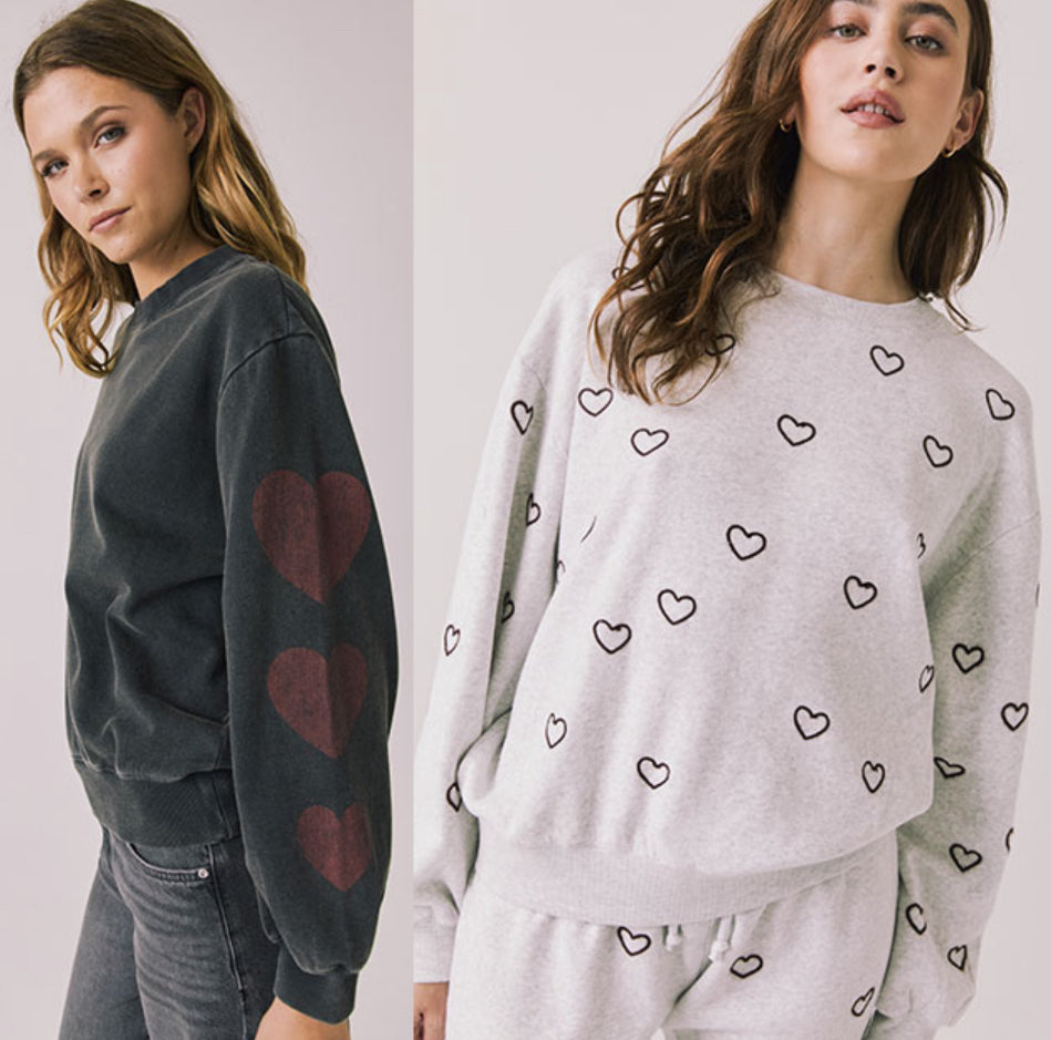 Chaser heart sweatshirts