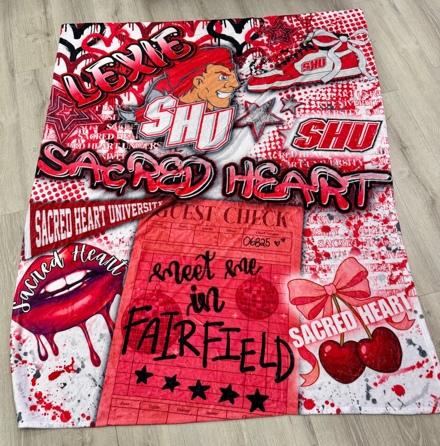 Custom 50x60 soft blanket (ALL schools are available to order) GREAT GIFT!