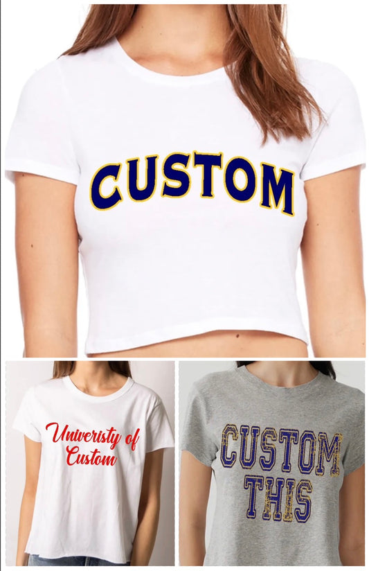 Custom tees (order for ANY school)