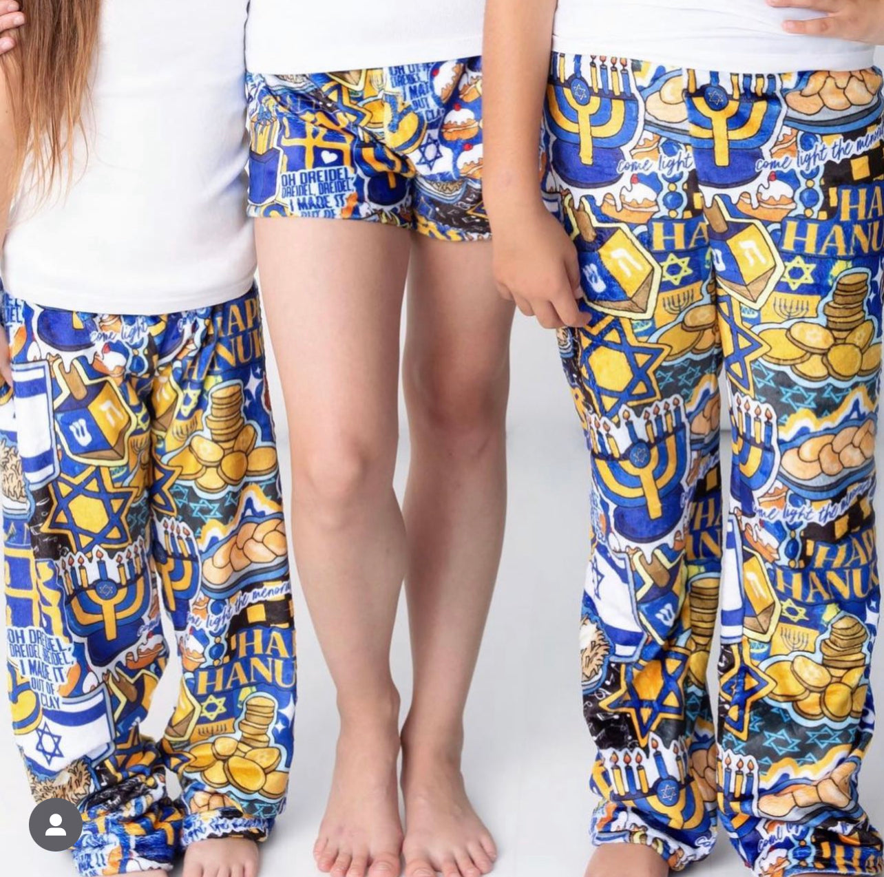 Super soft Chanukah pajama bottoms