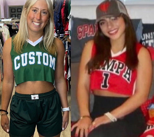 IN STOCK & Custom Balling jersey (can order for ANY school or camp and can choose length) SEE PICS for more options