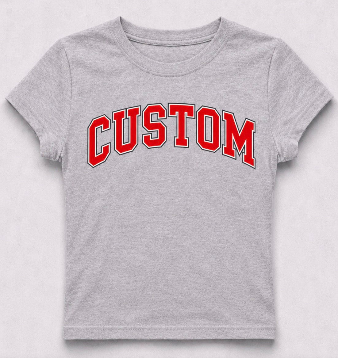 Custom & in stock arched font tee or tank (ALL schools are available to order)