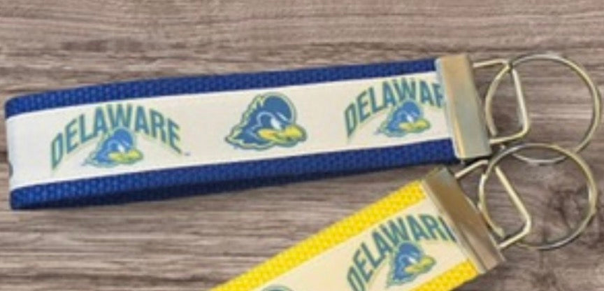 Custom order & In stock college wristlet keyrings