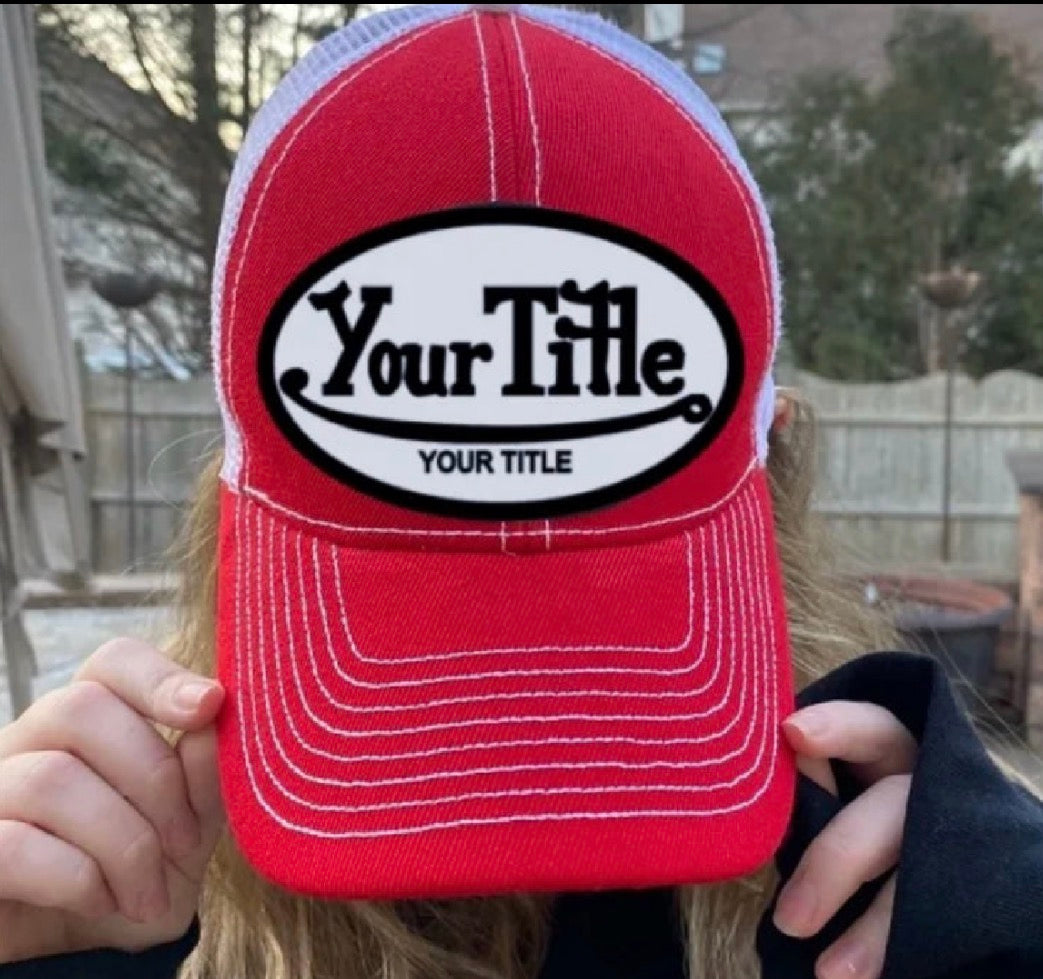 Custom hats (2 styles available and can order for ANY school)