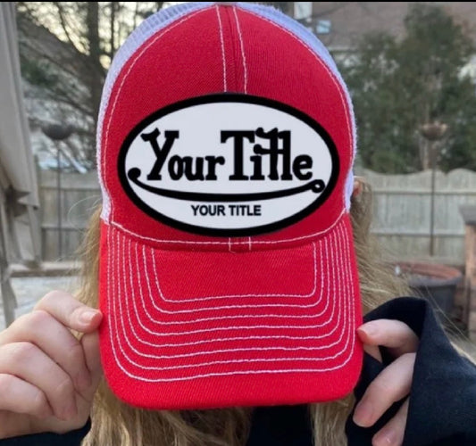 Custom hats (2 styles available and can order for ANY school)
