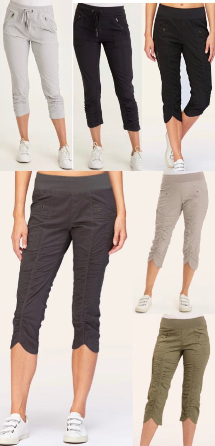 🚨BACK IN STOCK🚨Soft lightweight crop pants by Wearables (see pics for color options) BEST SELLERS!!!