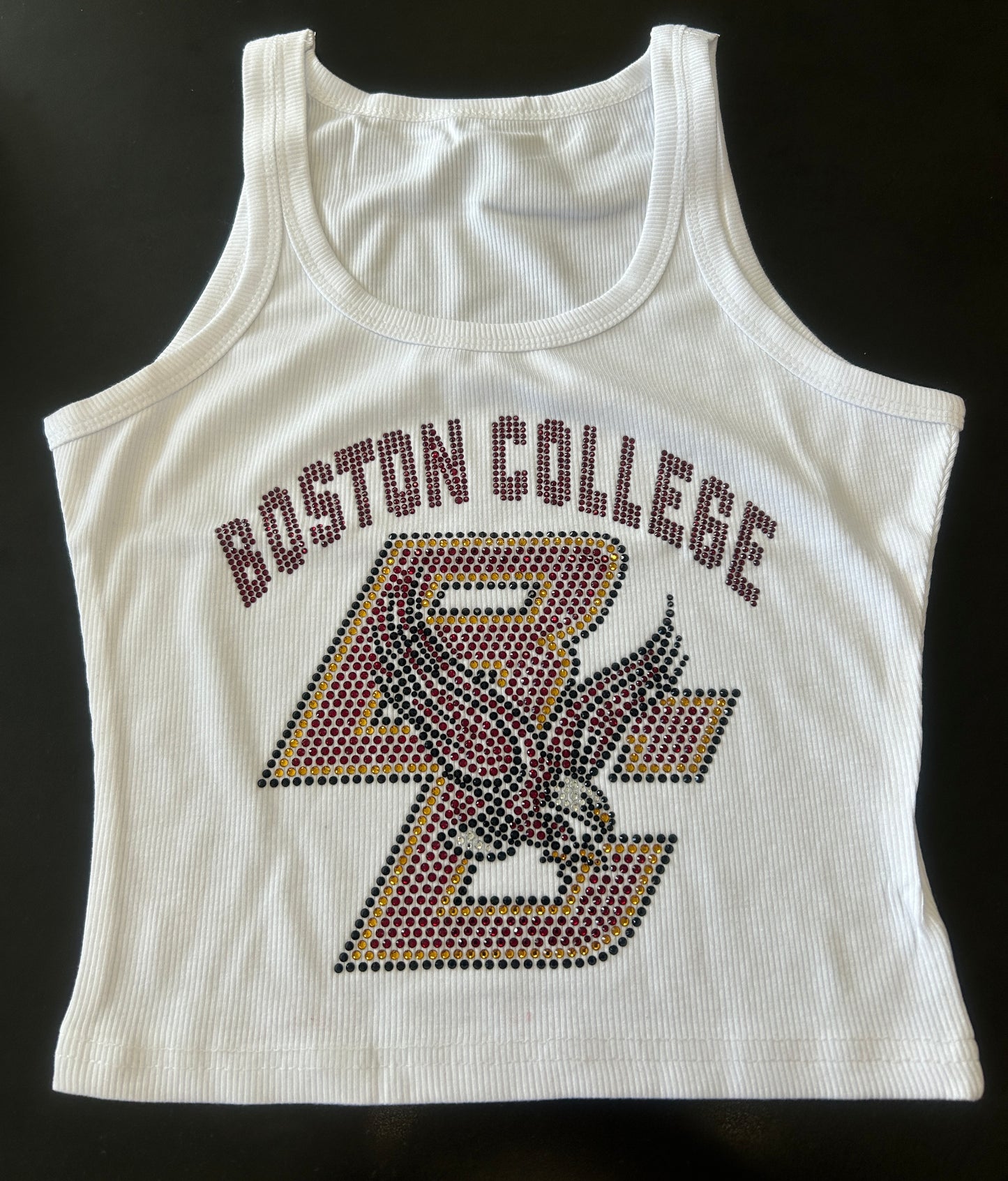 HOT ITEM!!! IN STOCK & Custom college bling tanks and crop tees, BEST GRAD GIFT! MOST SCHOOLS ARE AVAILABLE TO ORDER, SEE PIC 2 FOR OTHER OPTIONS & see pics for some schools made up & CLICK COLLEGE TAB TO SEE MORE COLLEGE ITEMS!!!