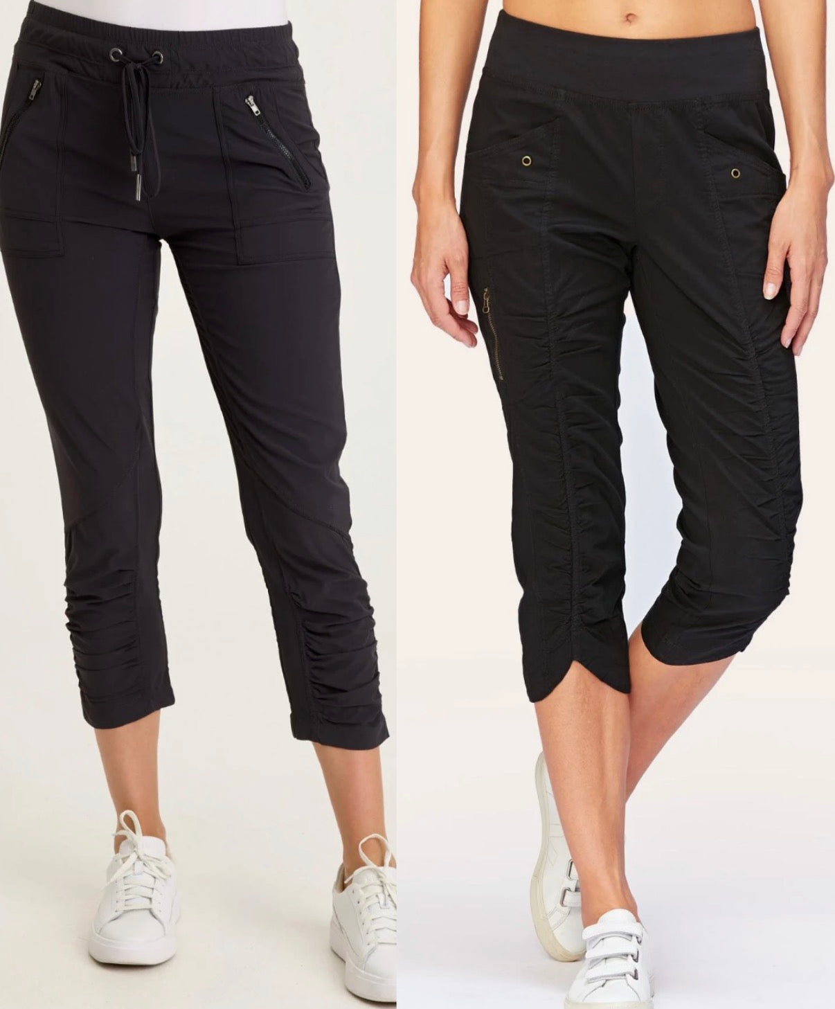 Soft lightweight crop pants by Wearables
