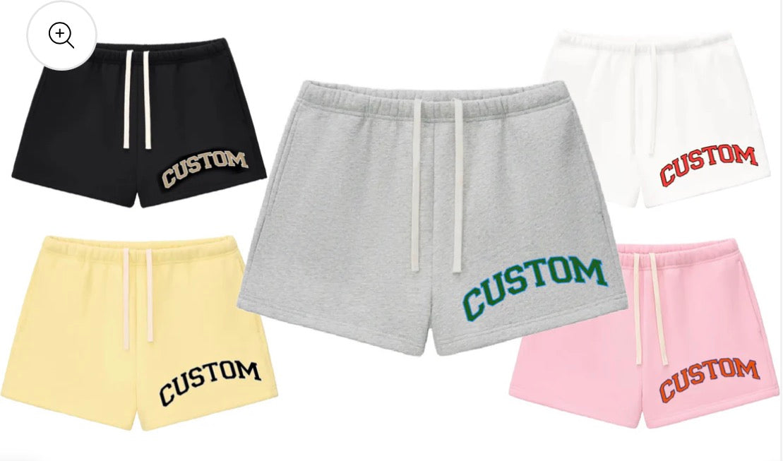 Custom arch print loose pants and comfy shorts, see pics for color options (ALL schools are available to order)