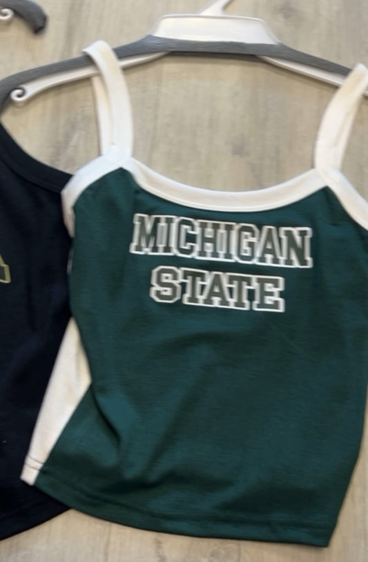 In stock: colorblock tanks