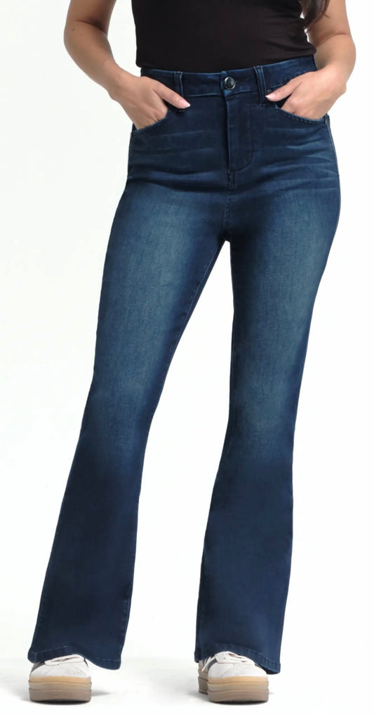 30” inseam super stretch mini flare jean, GREAT FIT!