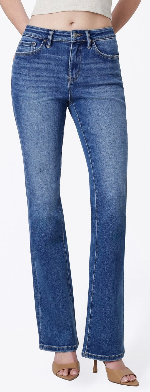 Lovervet high rise bootcut jeans with stretch