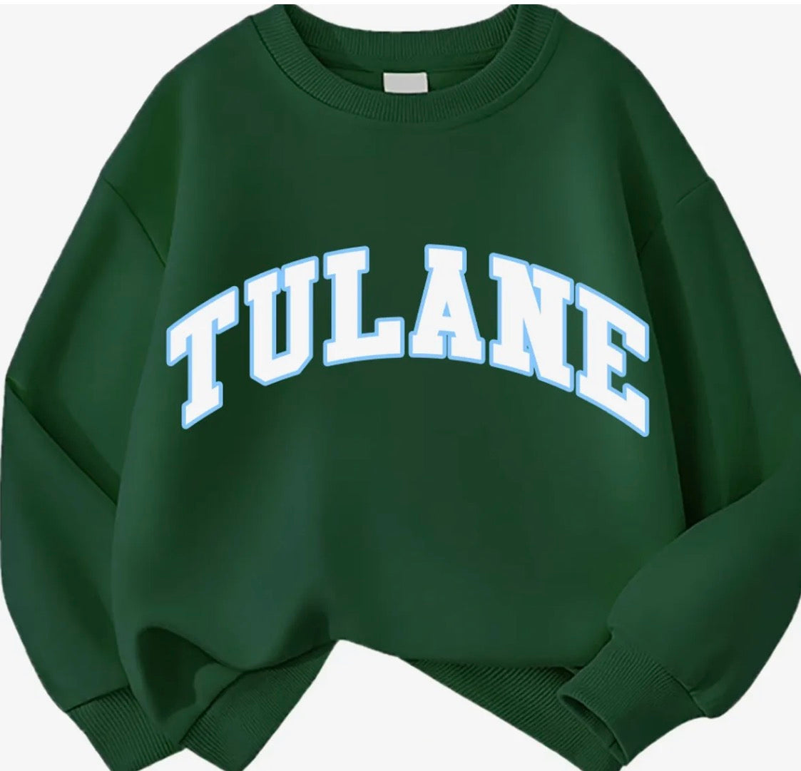 Custom order Parke inspired crew (available to order for ANY school)and please click college tab to see many more styles available!