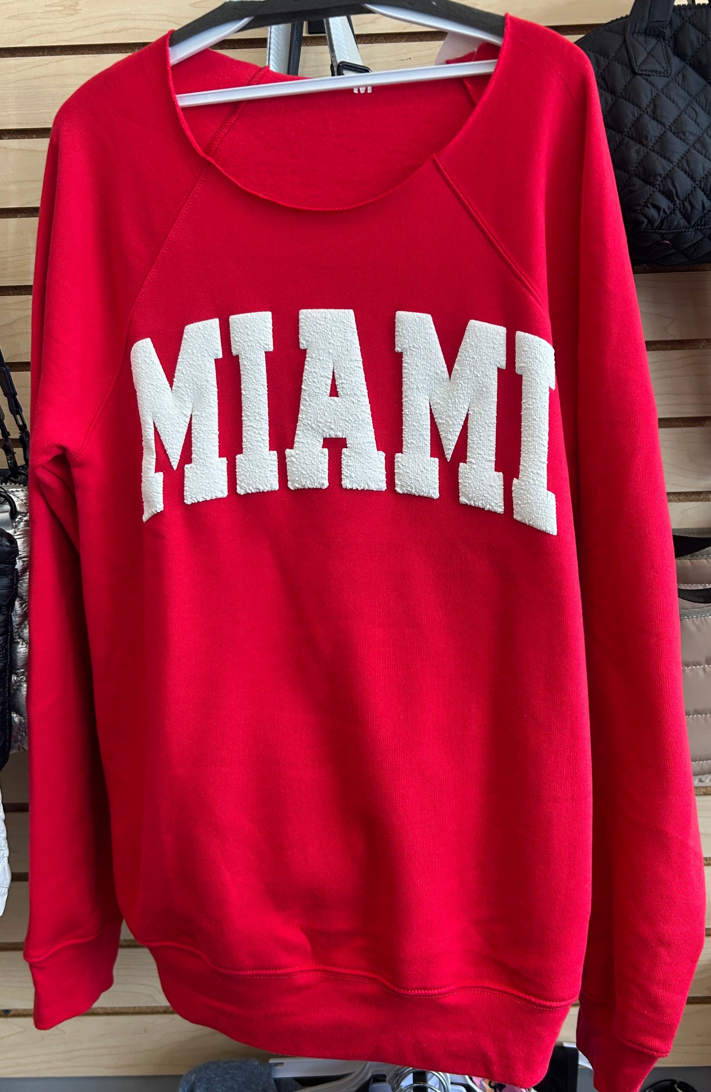BEST SELLER! Custom puff print sweatshirt and loose sweats (sold separately and choose regular or cut neck sweatshirt and can order for ANY school)