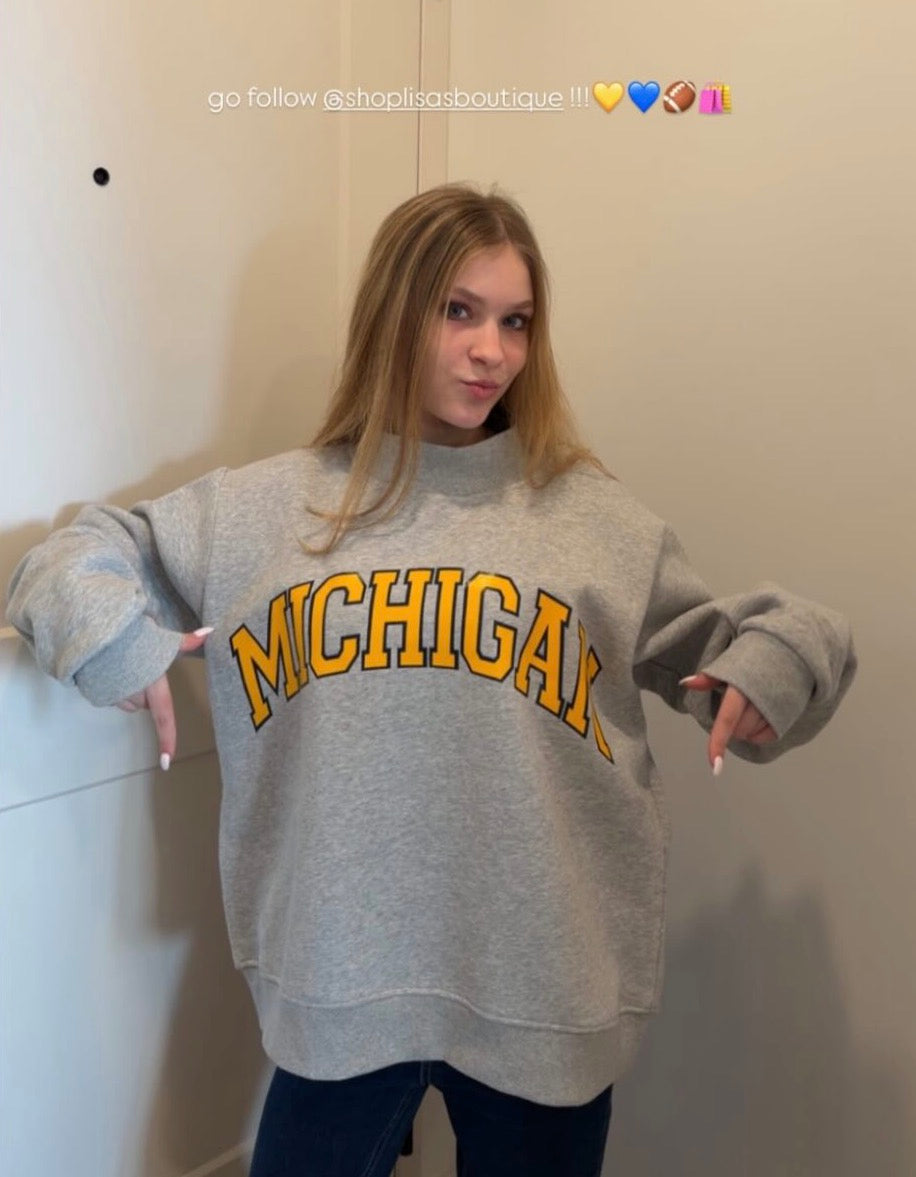 BEST SELLING SWEATSHIRT Custom heavy fleece mock neck sweatshirt, can be made for ANY school or camp, many color options…see pics