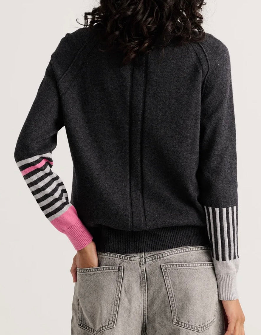 PREORDER NOW, Arriving Wednesday…Zaket & Plover drawcord hoodie in charcoal