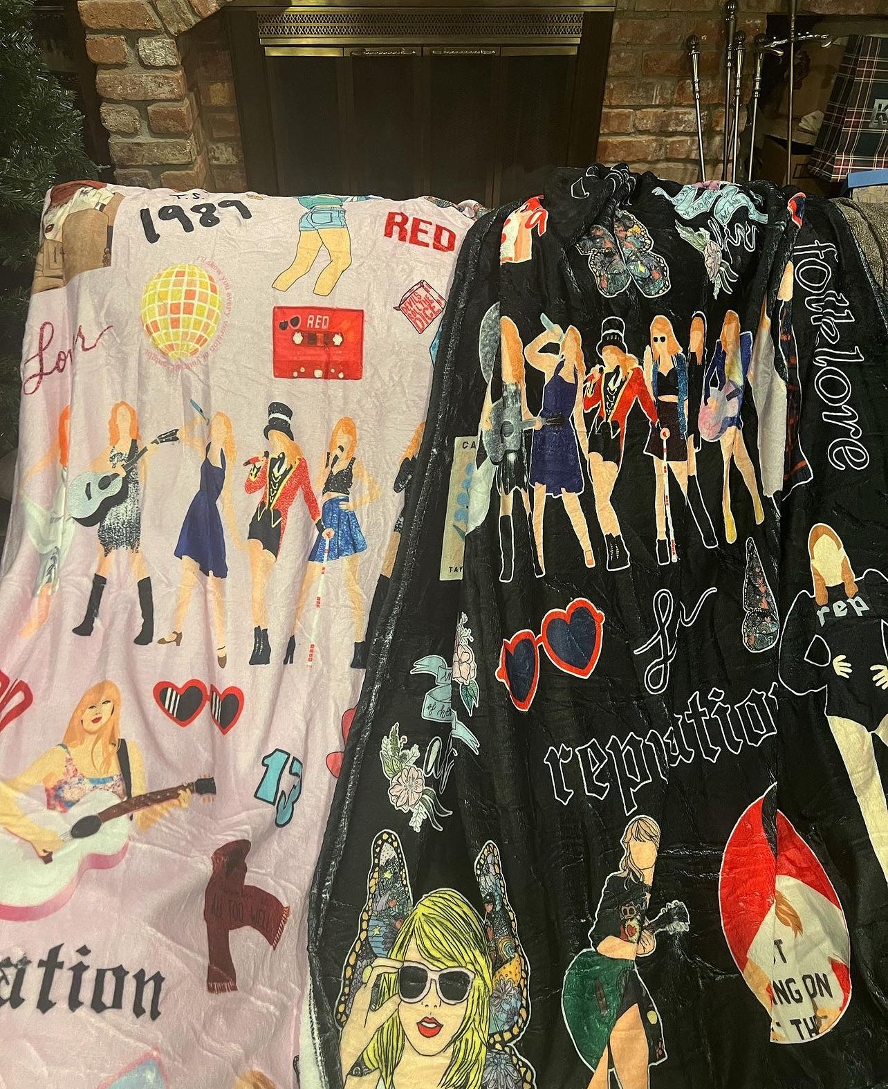TS collage soft throw blanket