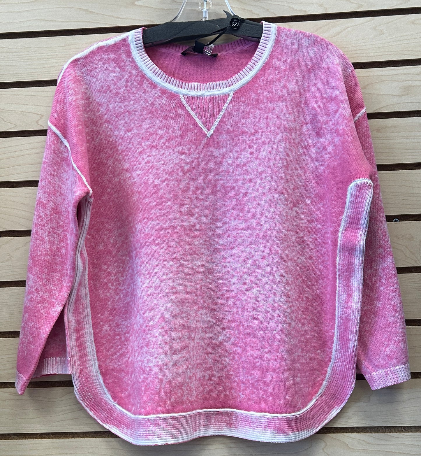 Charlie B snow wash 3/4 sleeve lightweight sweaters