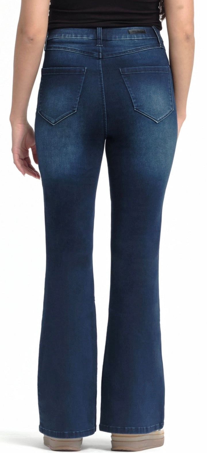 30” inseam super stretch mini flare jean, GREAT FIT!