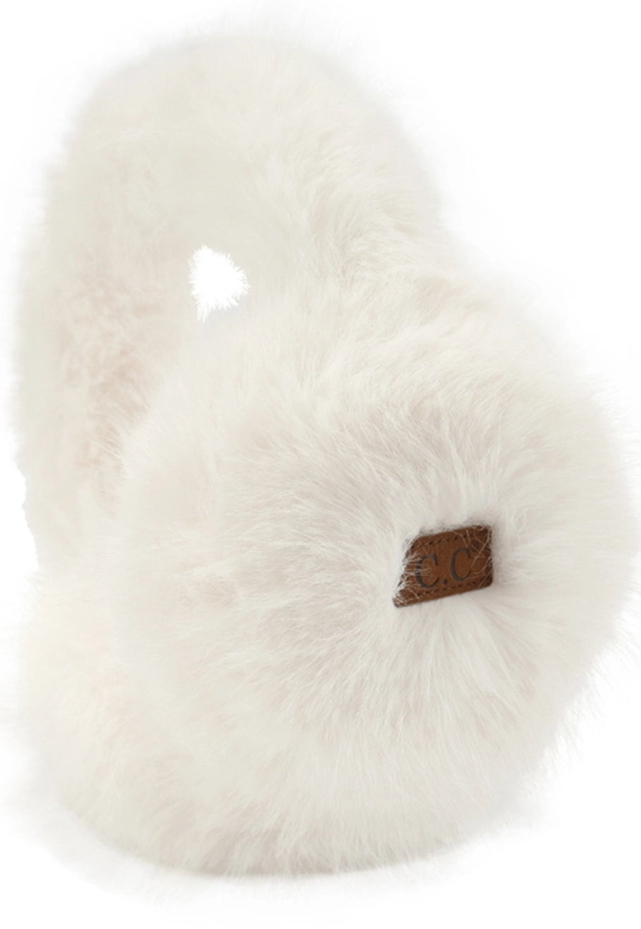 CC long fur earmuffs