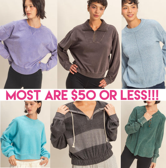 Double Zero assorted solid color tops (scroll pics to see more)