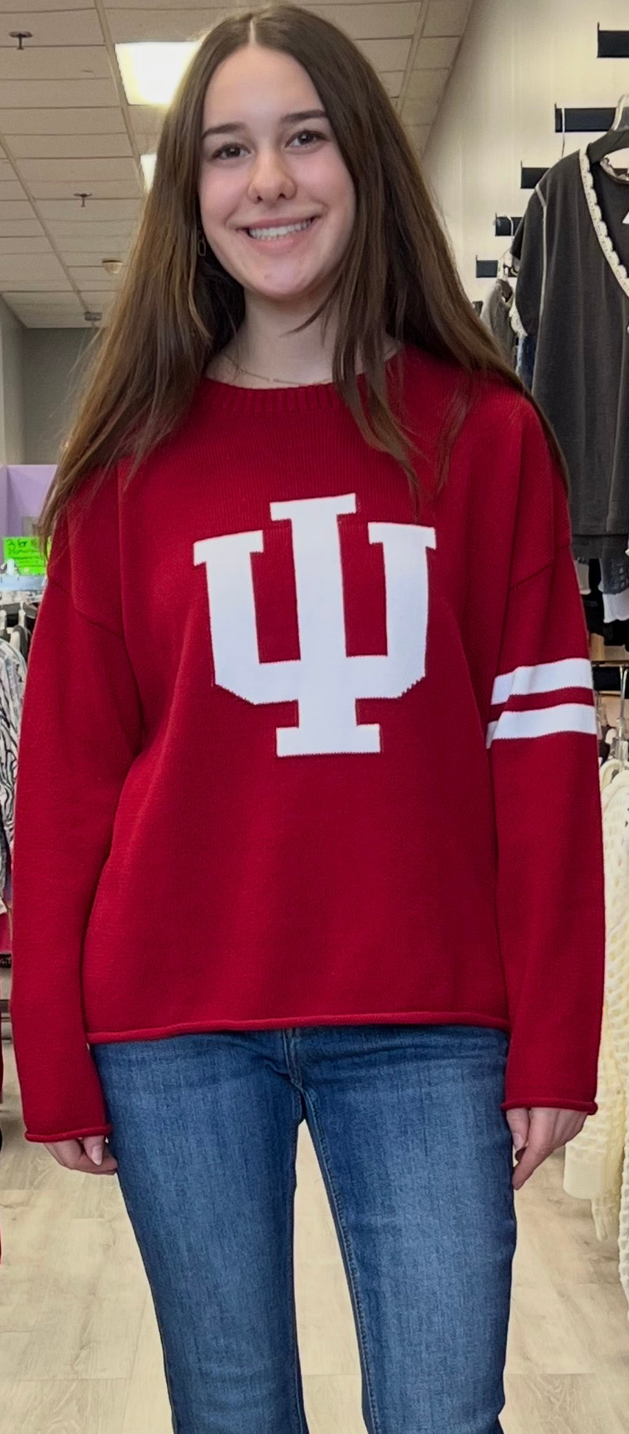 Custom order lightweight, soft cotton sweaters (most schools are available to order, see pics)