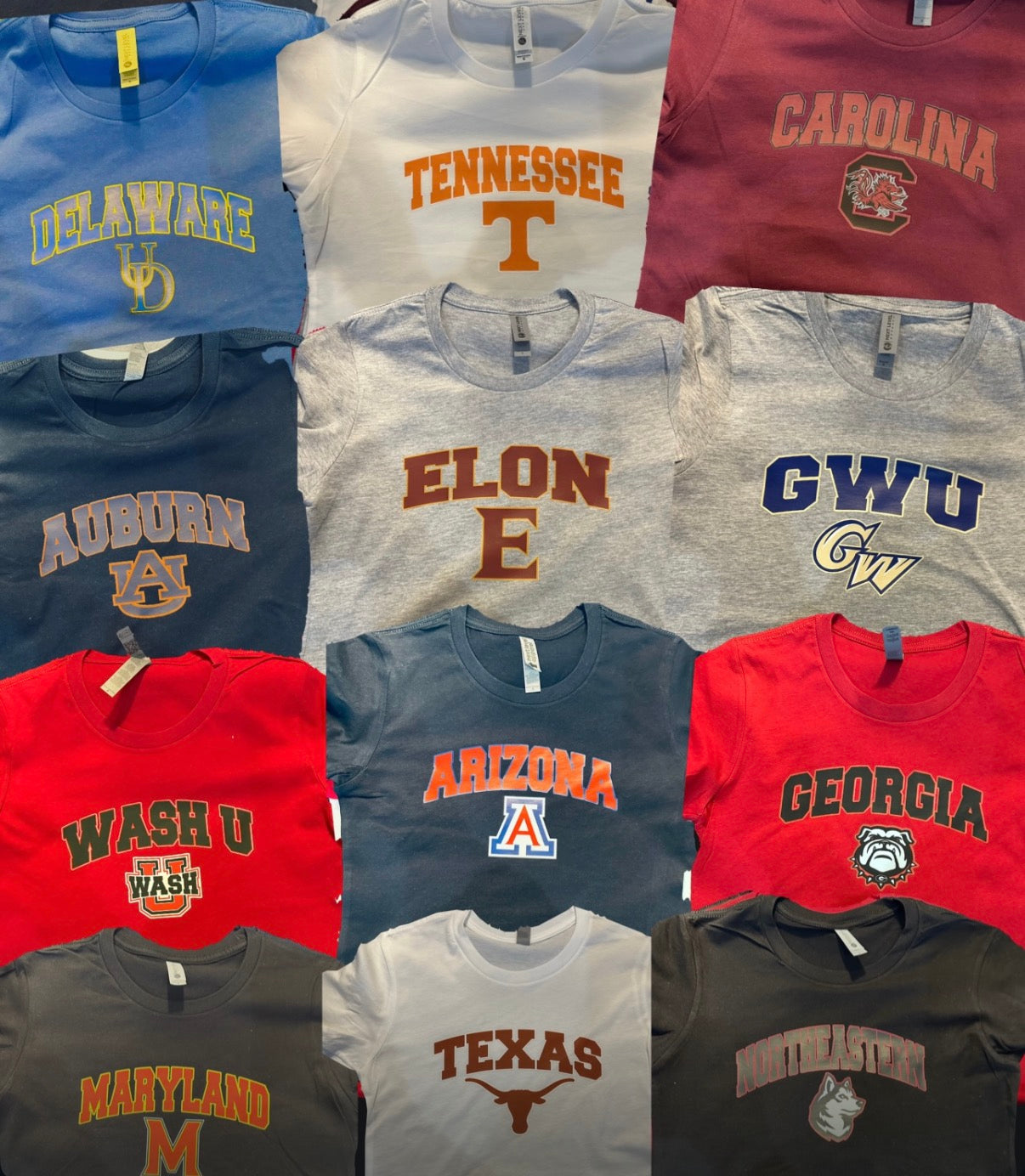 Custom baby tees (ALL schools are available to order) see pics for more schools!