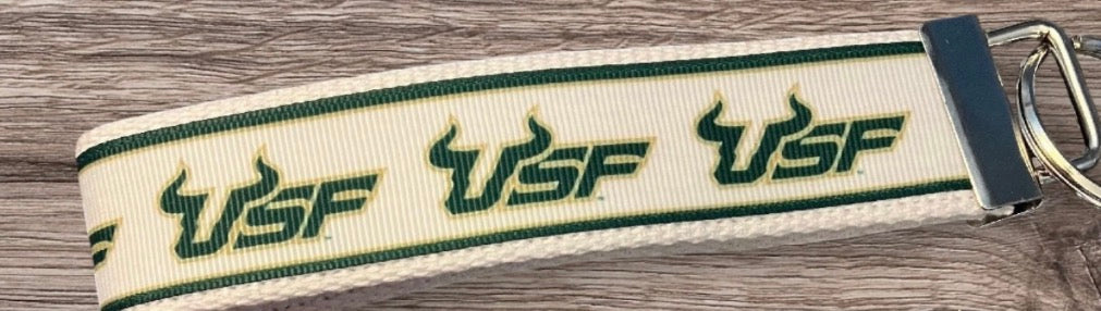 Custom order & In stock college wristlet keyrings