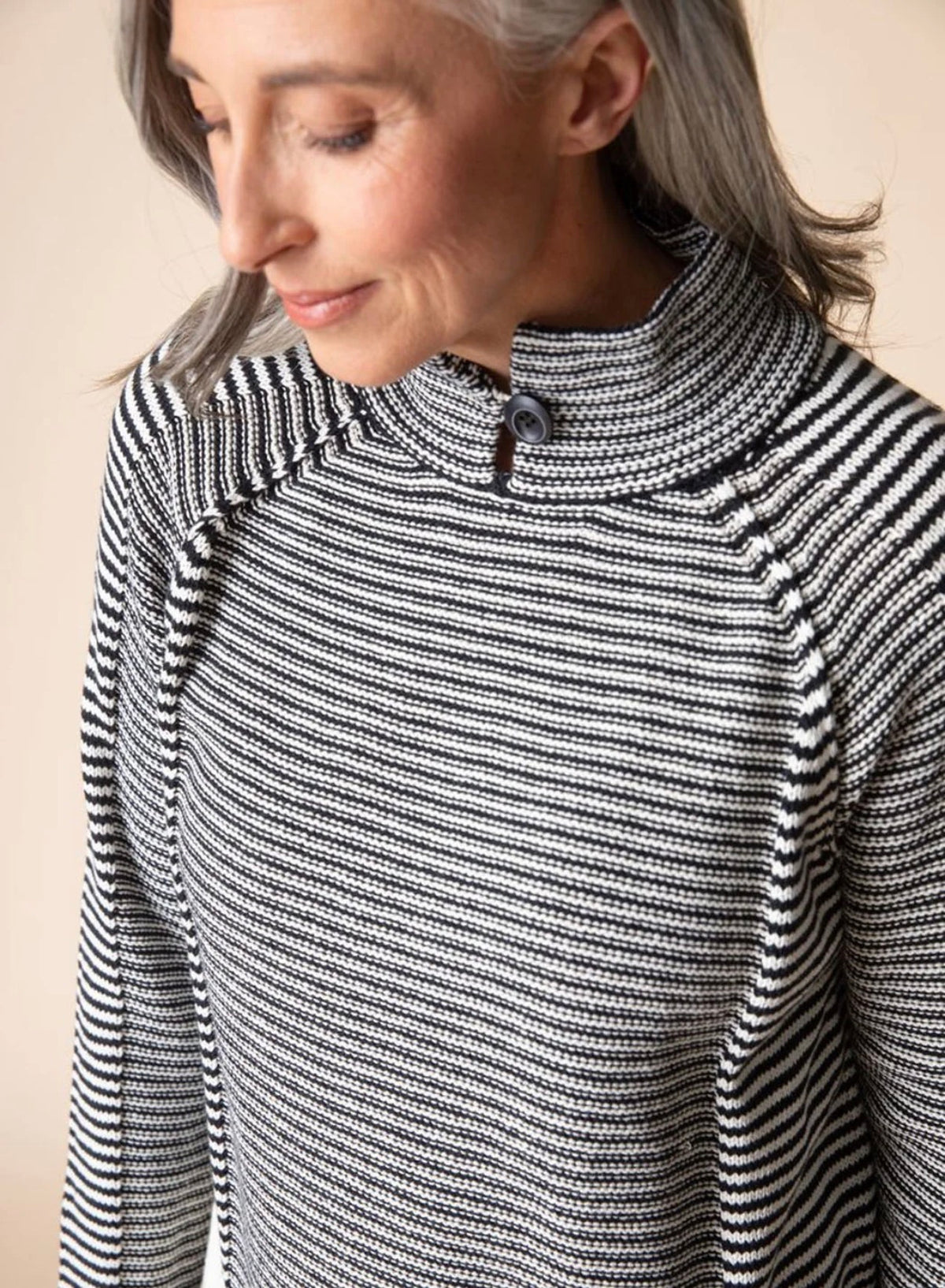 PREORDER NOW, Arriving Wednesday…Habitat Yin Yang stripe sweater in Winter White, BEST SELLER!