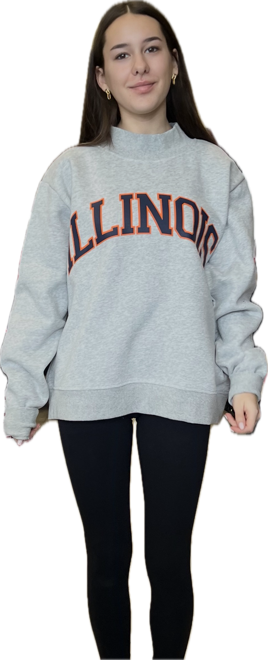 BEST SELLING SWEATSHIRT Parke inspired heavy fleece mock neck sweatshirt, can be made for ANY school or camp, many color options…see pics