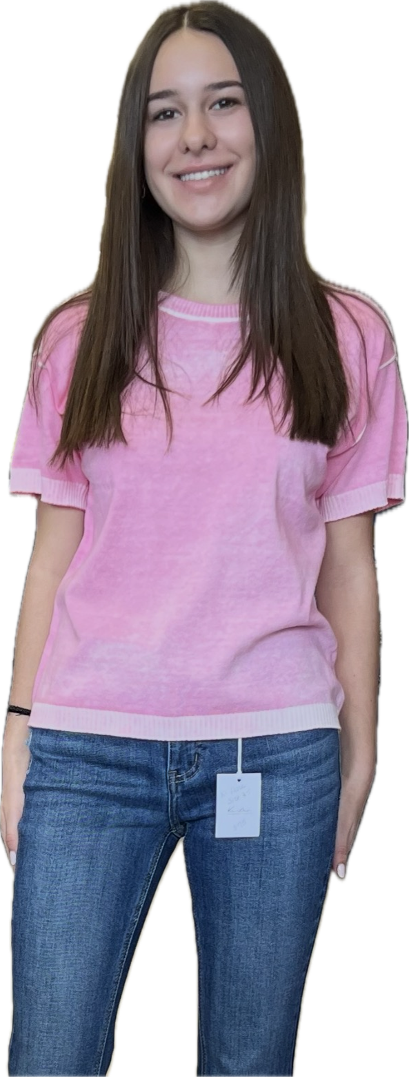 Charlie B soft, lightweight short sleeve sweaters