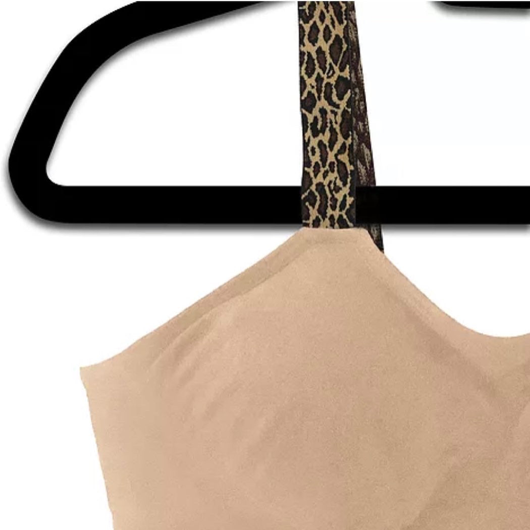 TOP SELLER! Strap it bras with attached straps - nude with brown leopard - Lisa’s Northbrook