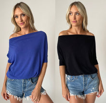 Load image into Gallery viewer, Six Fifty short sleeve anywhere top, HOT ITEM! (2 colors and looks great paired with a Strap Its bra)
