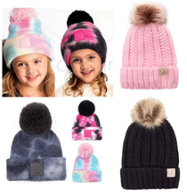Load image into Gallery viewer, CC kid&#39;s size winter hats (assorted styles/colors)
