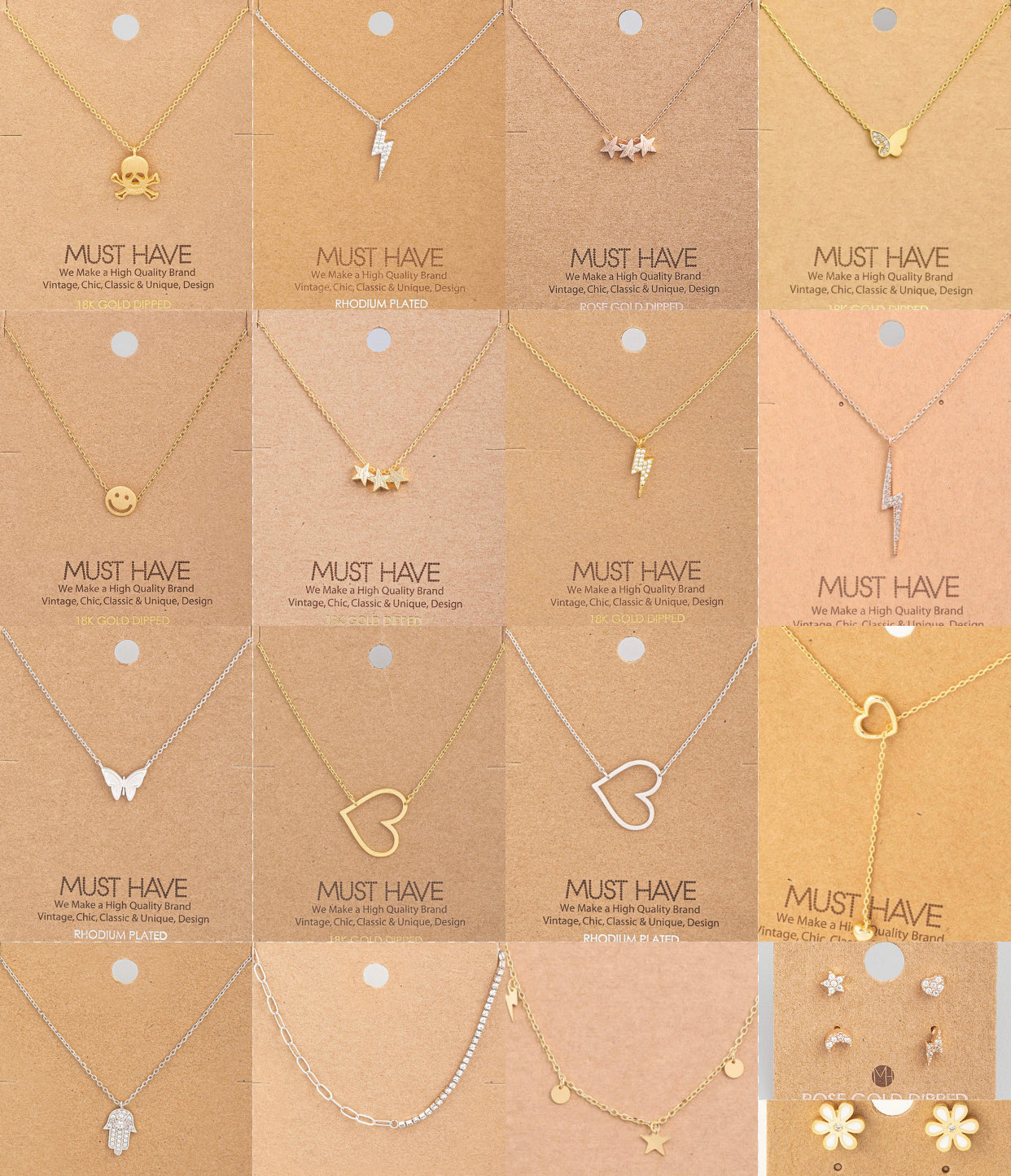 RESTOCKED! Top selling necklaces, GREAT for gifts!