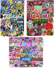 Load image into Gallery viewer, Custom soft, plush blankets (can make for ANY school or camp) 2 sizes available
