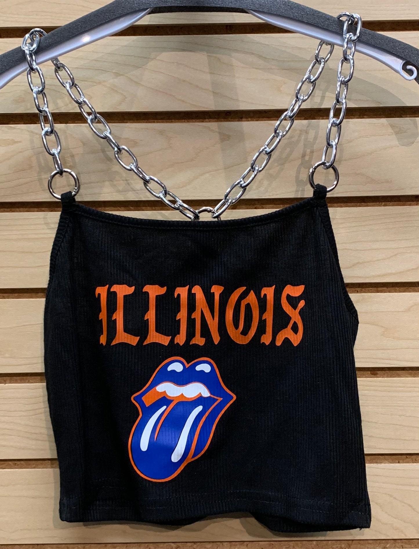 Custom college chain strap tank (can make for ANY school)