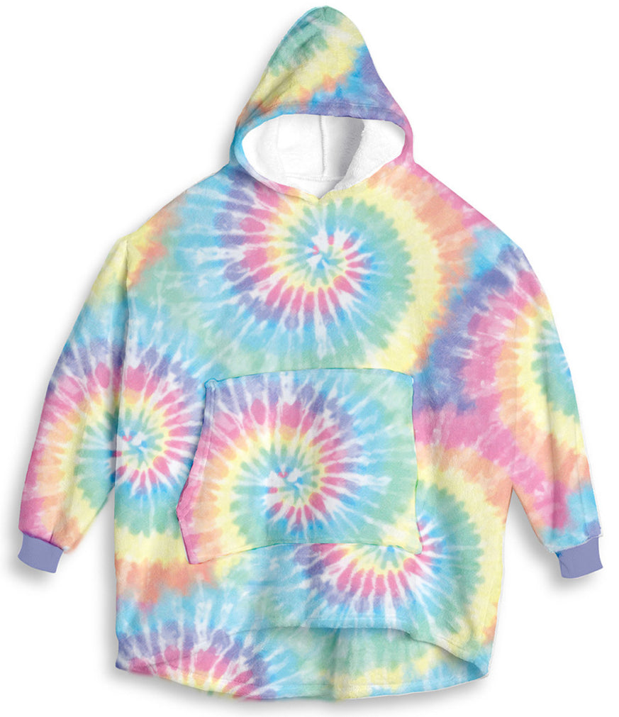 Top Trenz kids tie dye oversized hoodie, so soft & cozy!