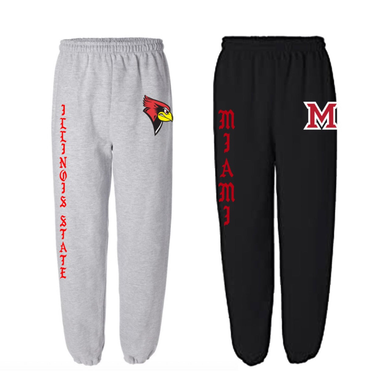 Please note: due to high volume of orders, all orders placed now for this item will arrive end of June. Custom college loose fit sweats (can be made for any school, sorority or camp) - Lisa’s Northbrook