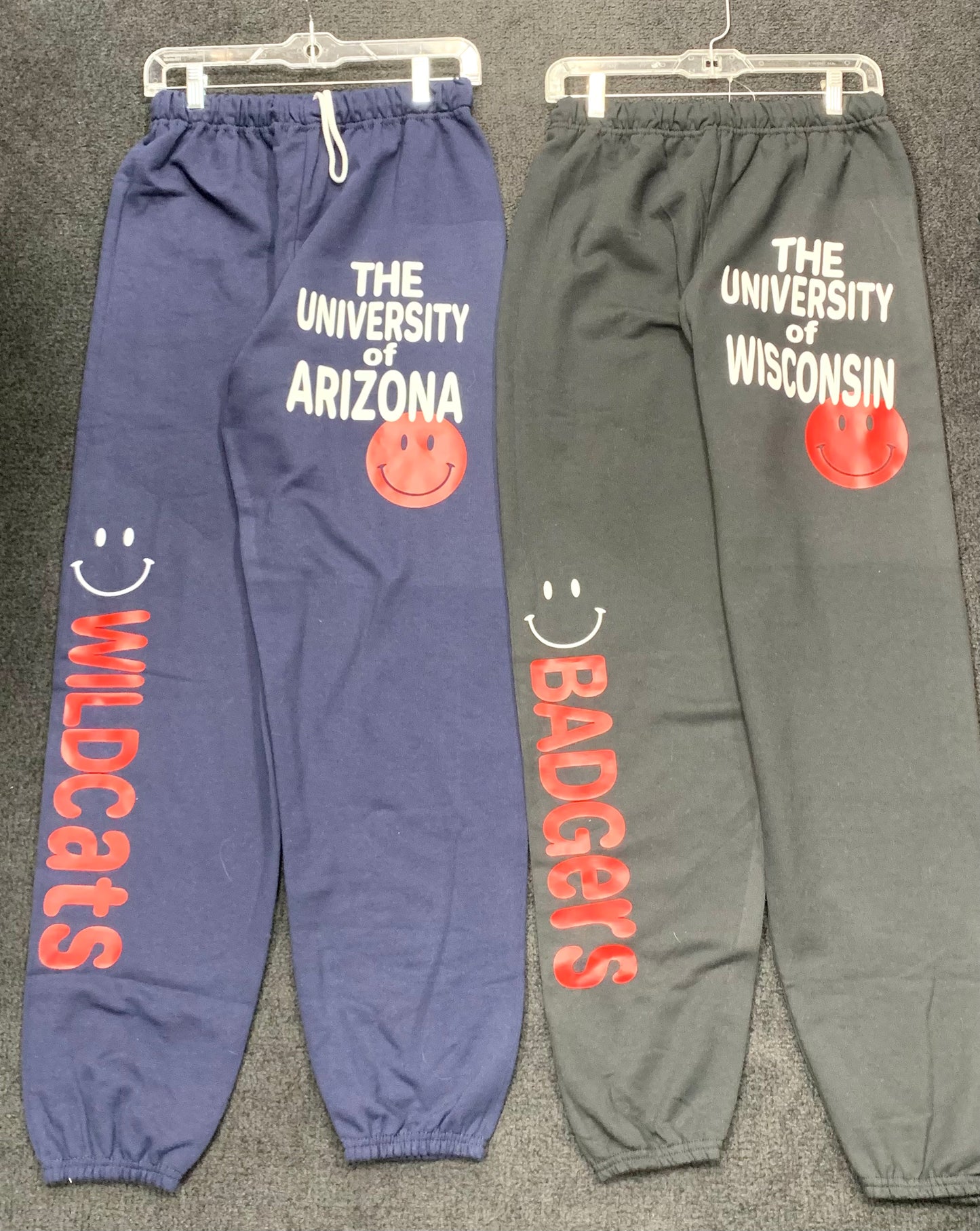 Custom college happy sweatpants (can make for ANY school or camp)