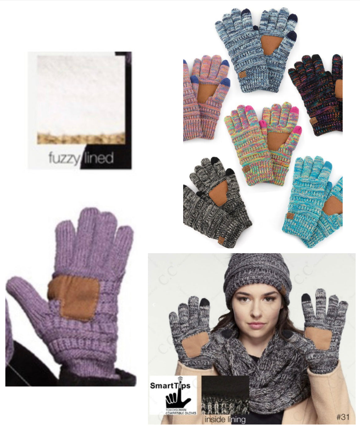 CC gloves with warm, soft lining